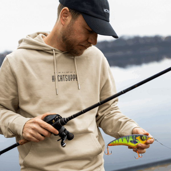 Hechtsuppe "Gib Flosse" Hoodie – Bild 5